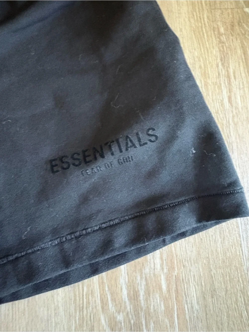Essentials Men’s Black Athletic Drawstring Shorts